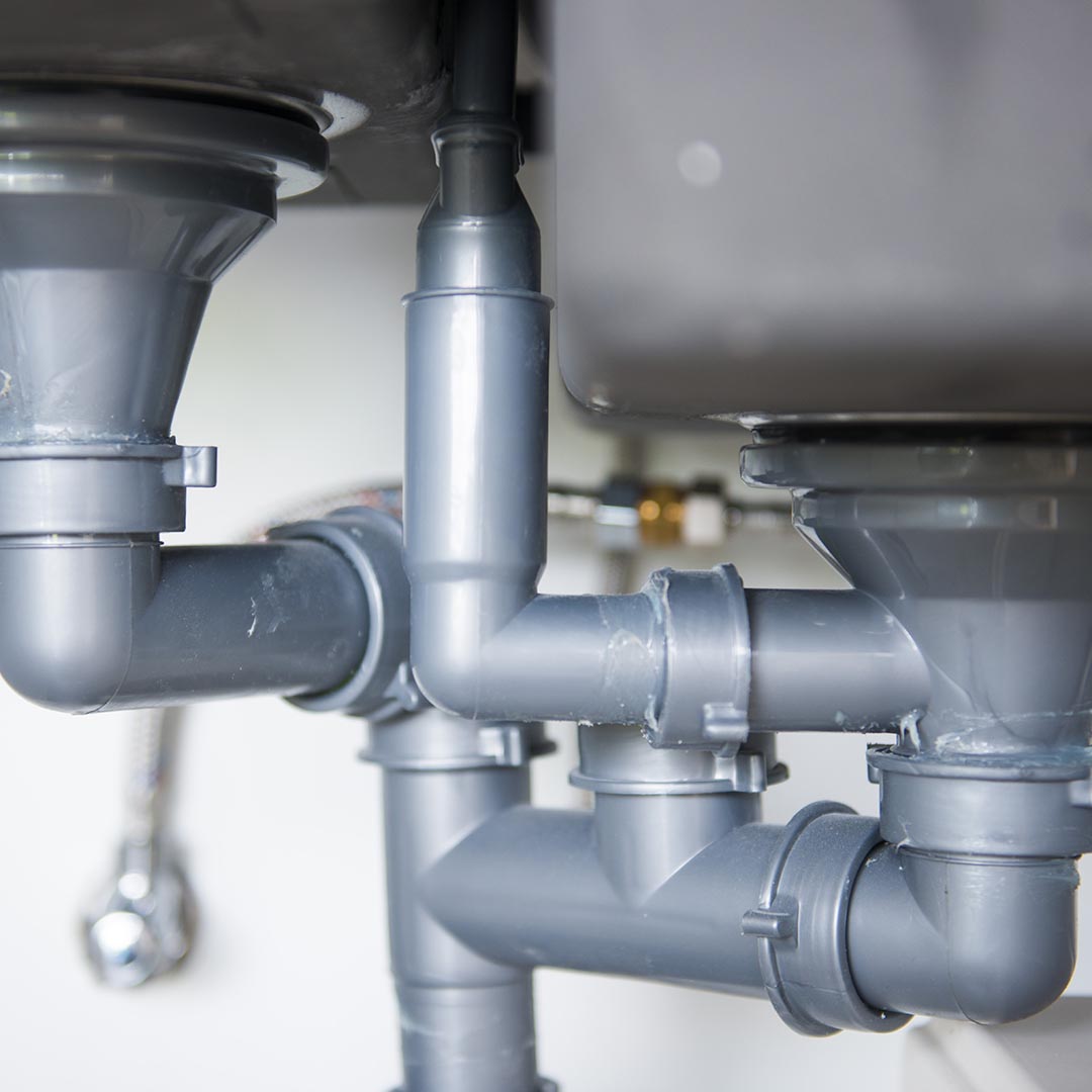 pipes underneath sink