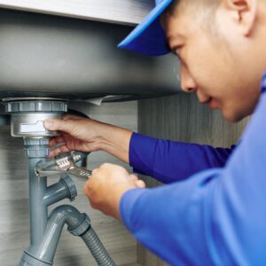 plumber at work