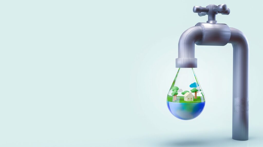 faucet dripping water