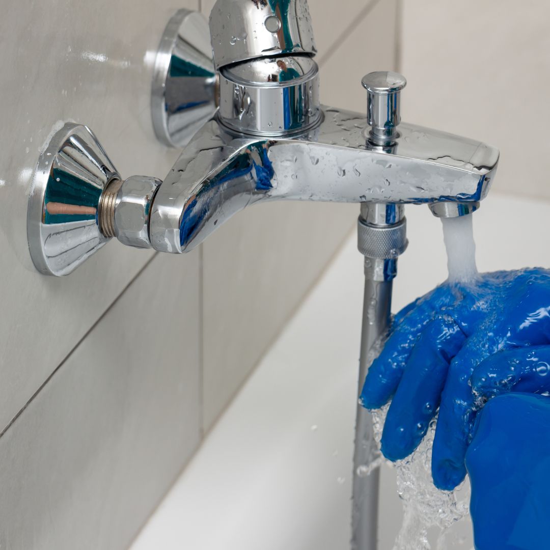 checking water pressure