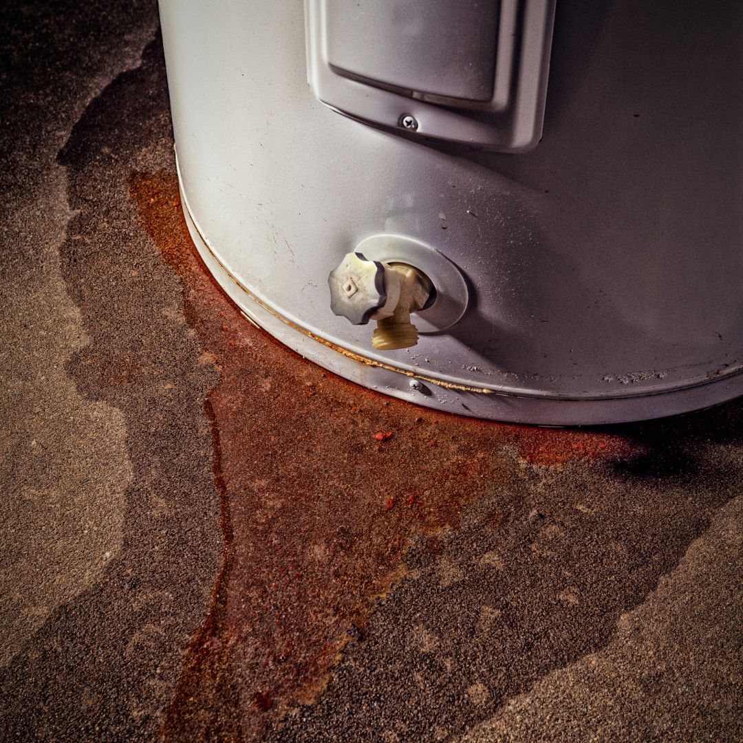 corroded heater