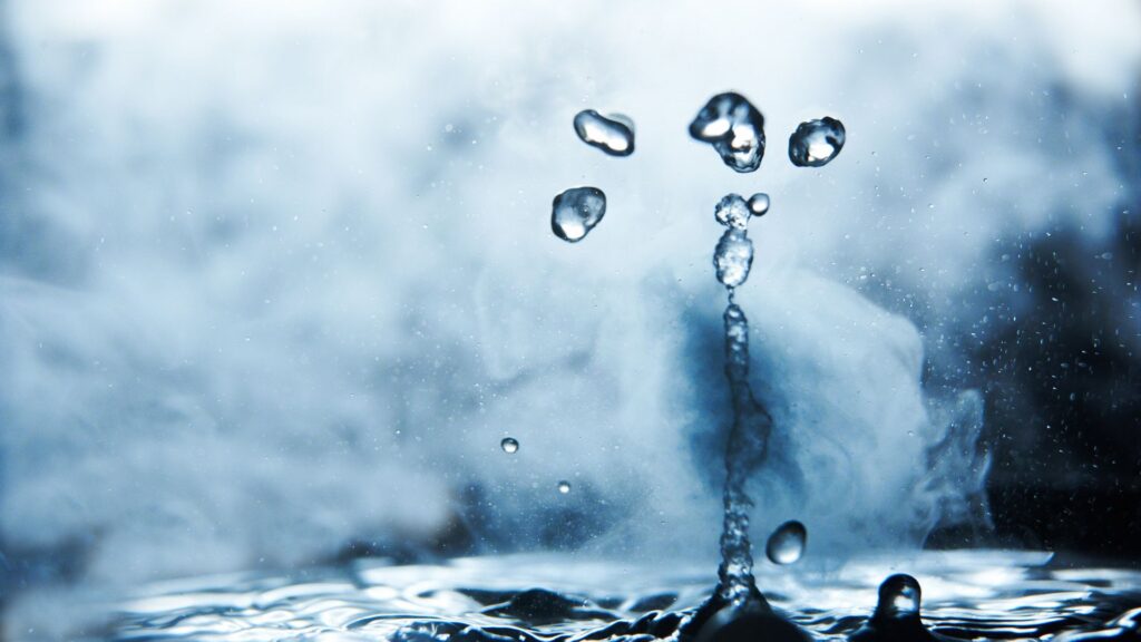 hot water