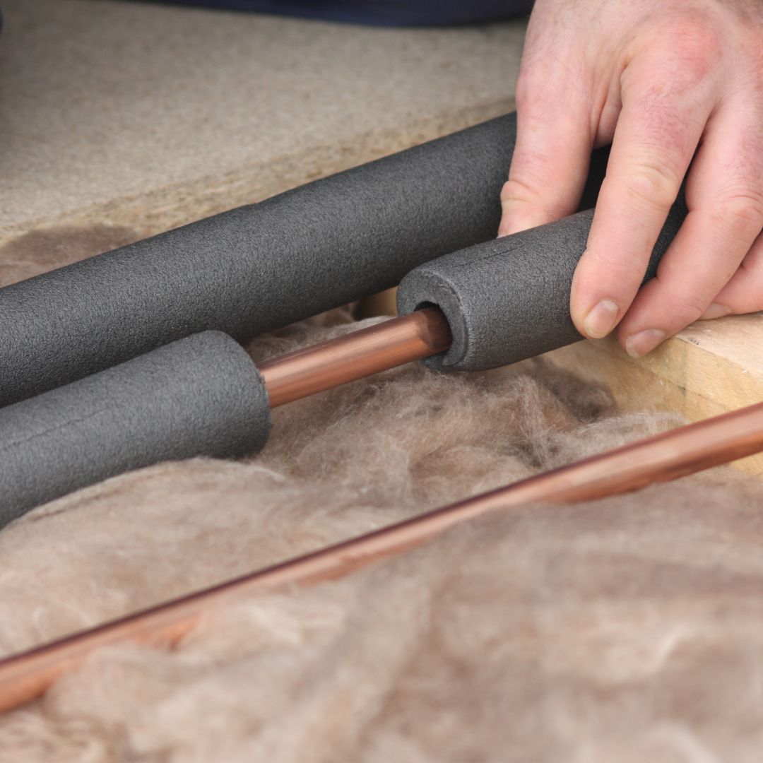insulating pipes