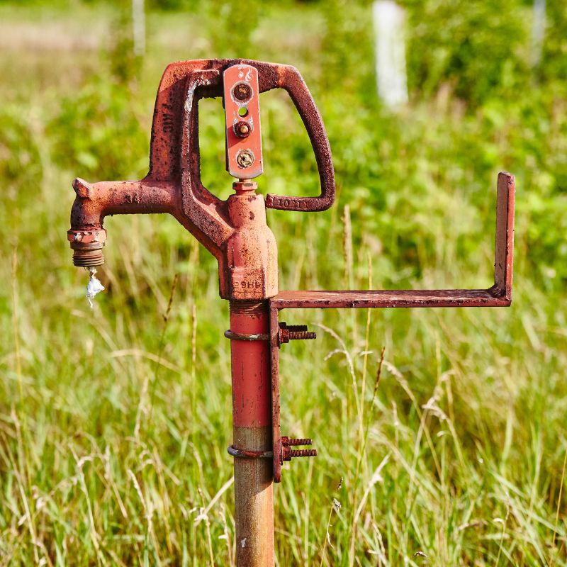 a rust outside spigot