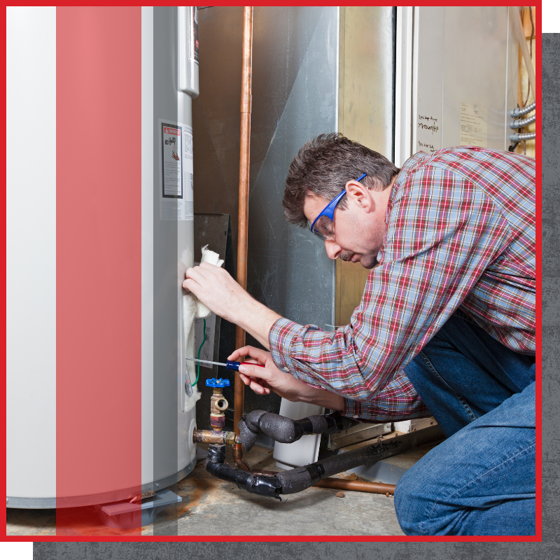 repairing a hot water heater